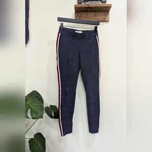 Red White & Blue Stripe Stevie Leggings | Old Navy | Size S